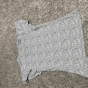 Adrianna Papell Monochrome Patterned Blouse